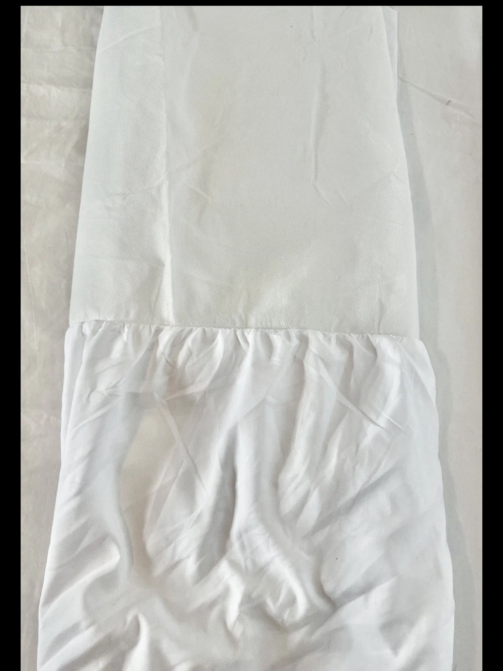 White Bed Skirt - Martex